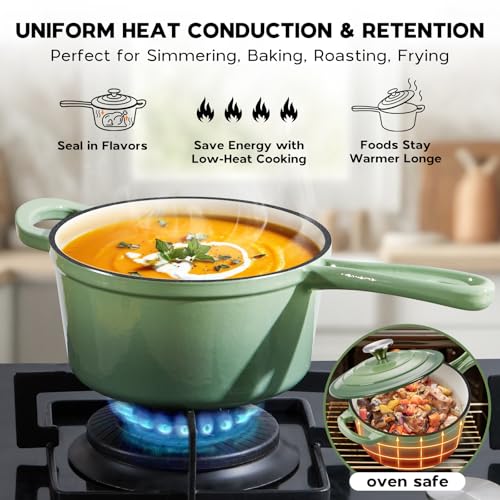 Cast Iron Sauce Pan Pot