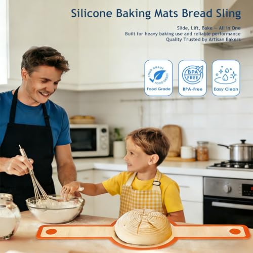 Silicone Bread Sling Oval and Round for Dutch Oven