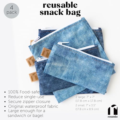 Roamio Reusable Sandwich and Snack Bags