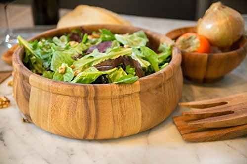 Acacia Wood Salad Bowl