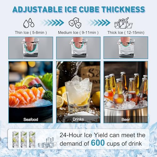Commercial Ice Maker Machine (55 Count)