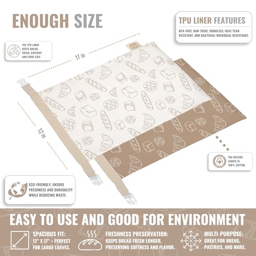 Reusable Bread Bag Set for Home Bakers (2 Count)