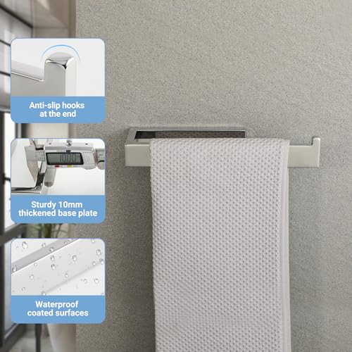 Chrome Towel Bar for Bathroom Wall