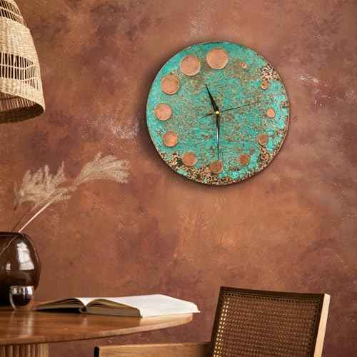 Handmade Copper Wall Clock Artisan Touch in Every Piece