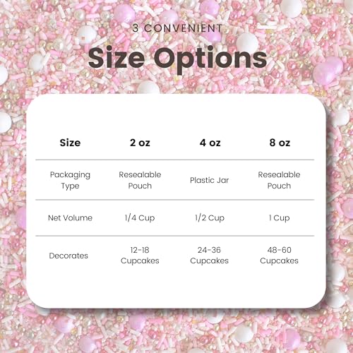 Pink Velvet Sprinkle Mix (2 Ounce)
