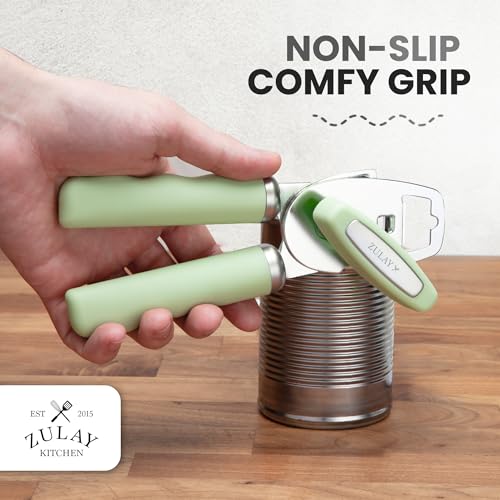 Heavy Duty Stainless Steel Can Opener Manual with Bottle Opener