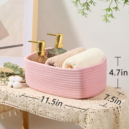 Small Storage Baskets for Organizing (3 Count)