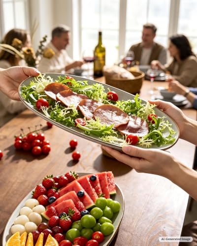 Serving Platters Set of 3 Sizes (15 Count)