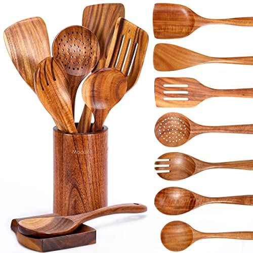 Wooden Kitchen Utensil Set (9 Count)