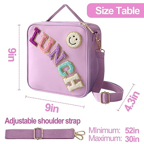 Insulated Lunch Bag With Adjustable Shoulder Strap