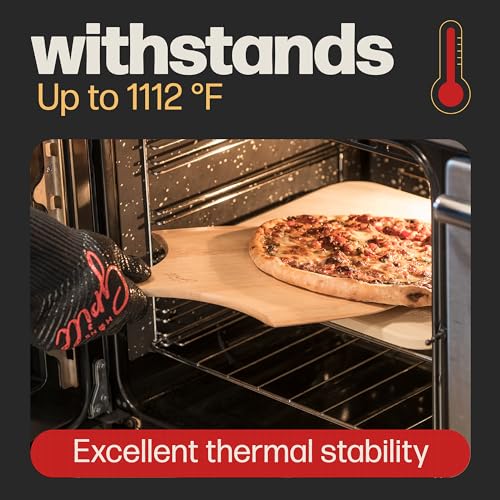 Rectangular Pizza Stone with Peel