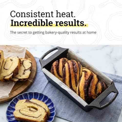 Pre Seasoned Cast Iron Loaf Pan (2 Count)