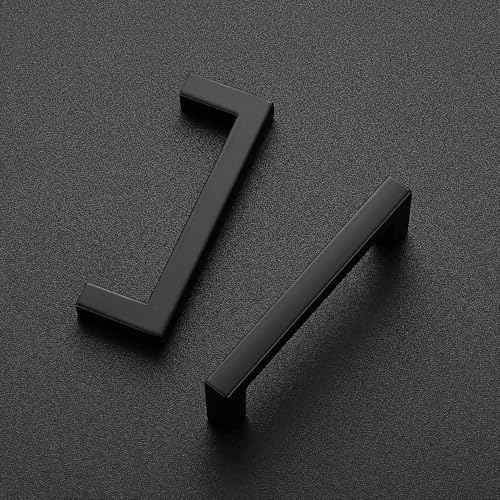 Matte Black Cabinet Handles Solid Cabinet Pulls