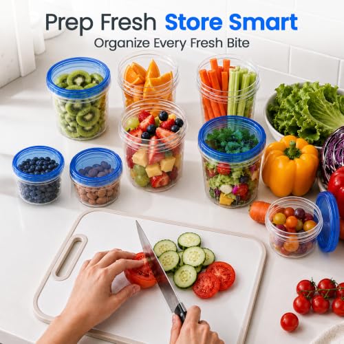 Freezer Storage Containers with Lids (24 Count)