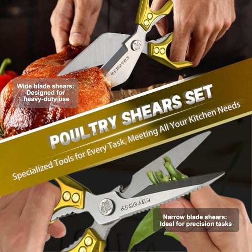 Heavy Duty Poultry Scissors Set for Chicken