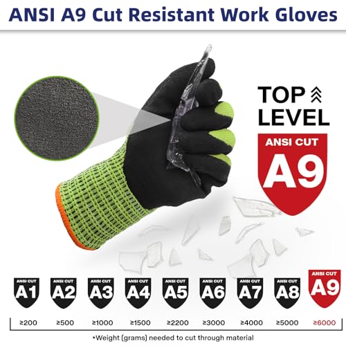 ProGuard Highest Level Cut Resistant Work Gloves PR3326 for Extreme Protection