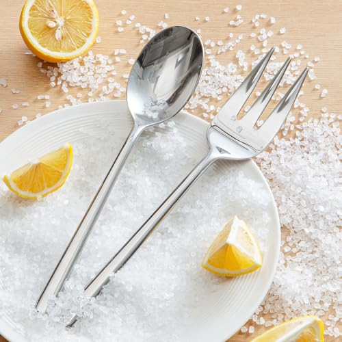 65 Piece Silverware Set with Serving Utensils (65 Count)
