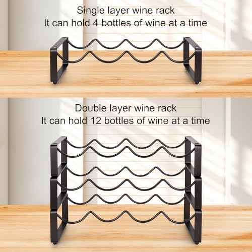 Stackable Wine Rack Countertop