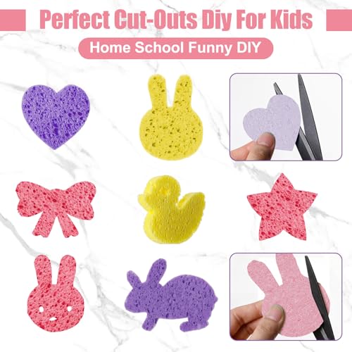 90 Pieces Compressed Wood Pulp Dish Sponges for Kitchen (90 Count)