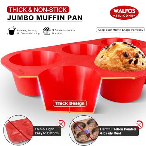 Silicone Texas Muffin Pan Set (2 Count)