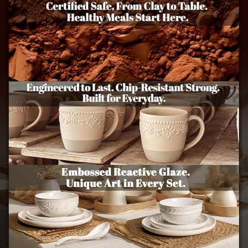 Plates And Bowls Sets (16 Count)