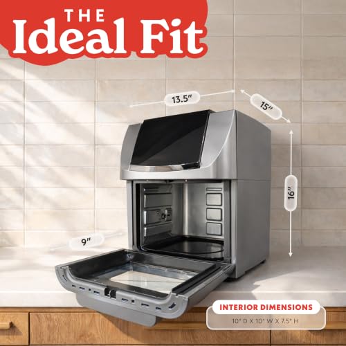 Air Fryer 14 Qt Rotisserie Oven with Window