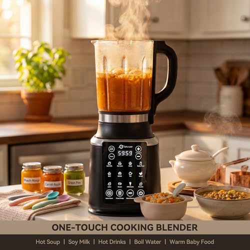 Glass Blenders for Kitchen with Tamper