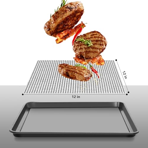 Air Fryer Oven Liners and Mesh Grill Mats Compatible with Ninja Foodi SP101 SP201 SP301