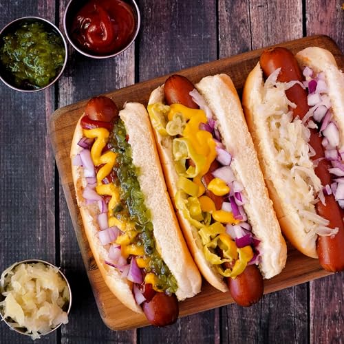 4 Slot Hot Dog and Bun Toaster with Mini Tongs (8 Count)