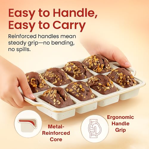 Silicone Mini Loaf Pans for Baking (2 Count)