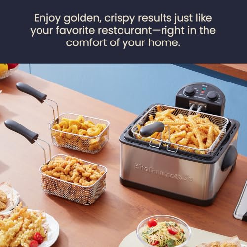 4.5Qt Immersion Deep Fryer (3 Count)