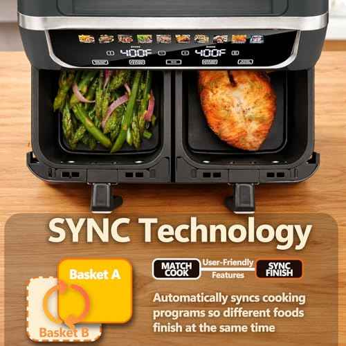 9.5 Qt Dual Basket Air Fryer