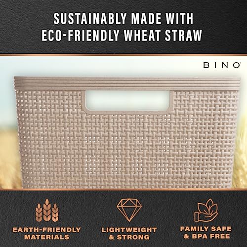 Woven Plastic Basket (5 Count)