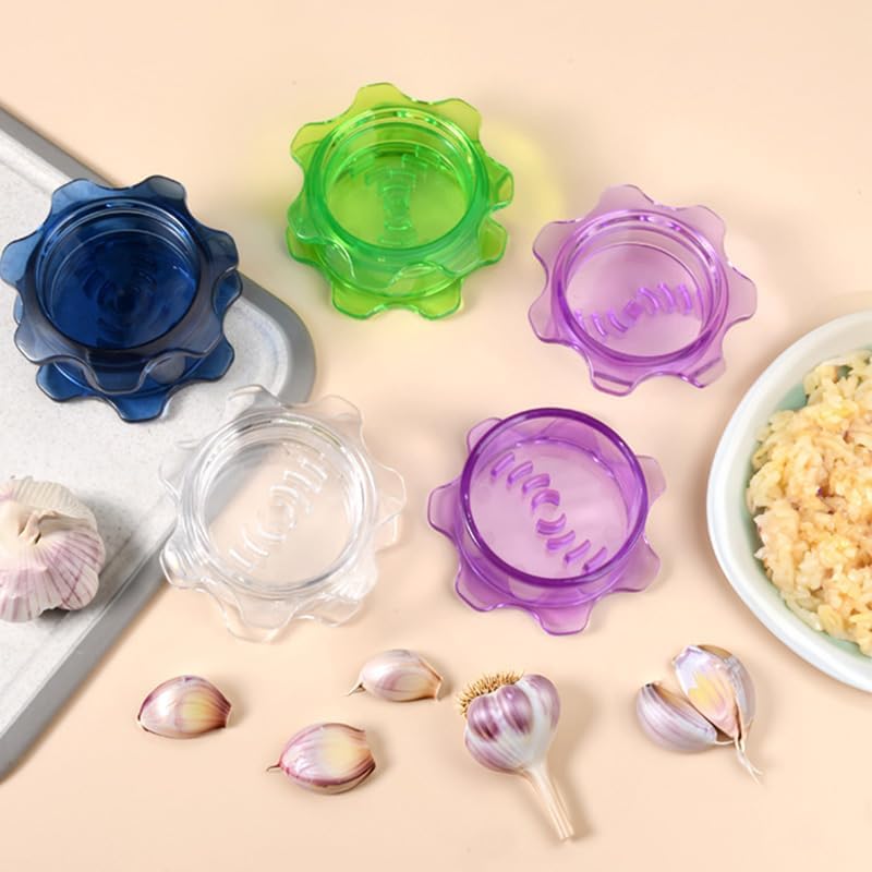 2025 New Garlic Twister,Garlic Press,Garlic Peeler,Ginger Grater,Mini Garlic Mincer (4Pcs) - Culinary Roots