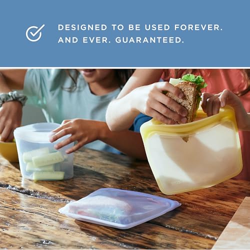 Premium Reusable Half Gallon Silicone Bag
