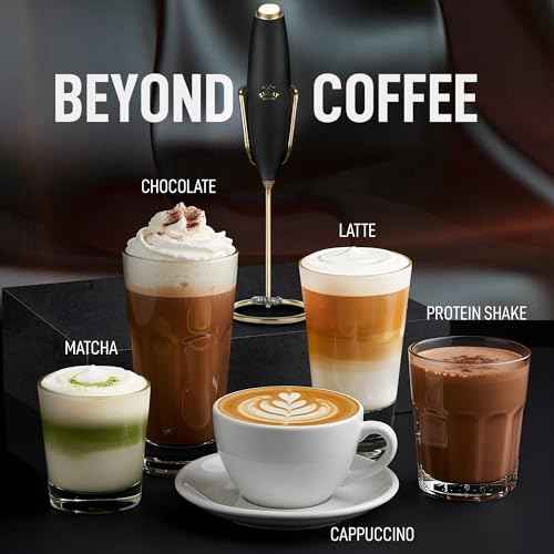 Powerful Milk Frother Wand With Duracell Batteries
