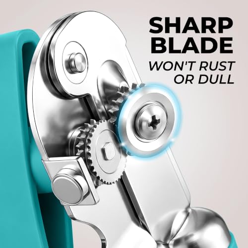 Stainless Steel Swing Open Manual Can Opener Comfortable Grip