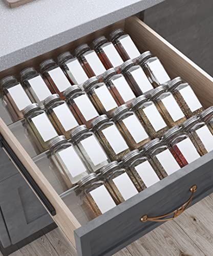 4 Pack Spice Drawer Organizer (4 Count)