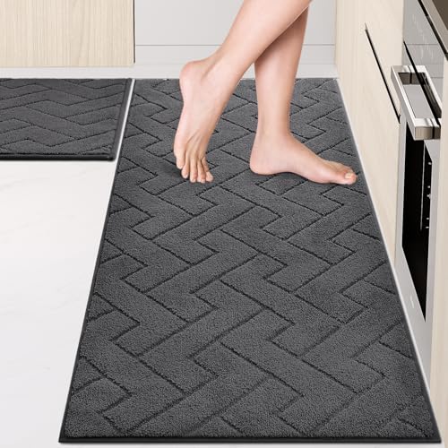 Kitchen Runner Rugs Set 24" x 36"+24" x 60"