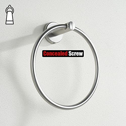 Towel Ring 304 Stainless Steel Hand Towel Holder for Bathroom