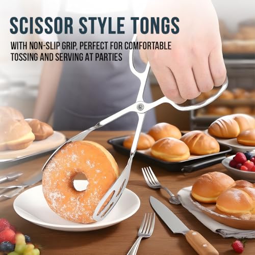 2 PACK Salad Tongs for Serving (2 Count)