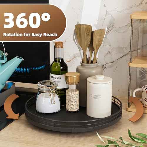 12" Lazy Susan Turntable Organizer for Table Top