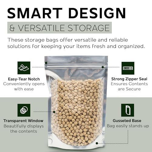 150 Resealable Food Storage Bags (150 Count)