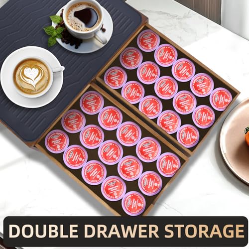 Wooden Coffee Pod Holder Drawer