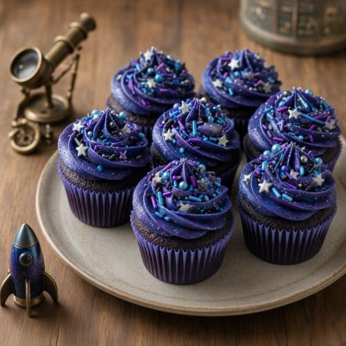 Black Series Sprinkles Candy Mix Size Edible Pearls Cake Decorations Cupcake Toppers Cookie Decorating Perfect for Wedding Party Valentine Halloween Christmas Supplies 4.58OZ (4.58 Ounce)