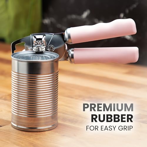 Heavy Duty Stainless Steel Can Opener Manual with Bottle Opener