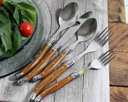 Laguiole 20 Piece Stainless Steel Flatware Set