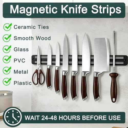 19.7in Magnetic Knife Strips