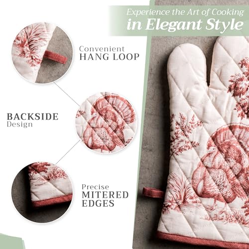 Maison d'Hermine Oven Gloves 100% Cotton Oven Mitt