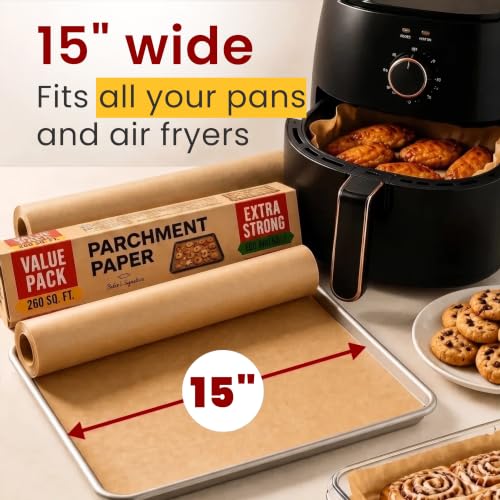 Unbleached Parchment Paper for Baking (520 Count)